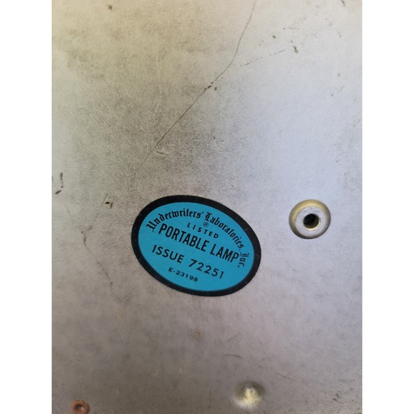 Vintage Mid Century Steel Gooseneck Fluorescent Desk Lamp - works - Picture 9 of 10